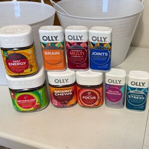 Olly Vitamin and Supplement Collection Lot